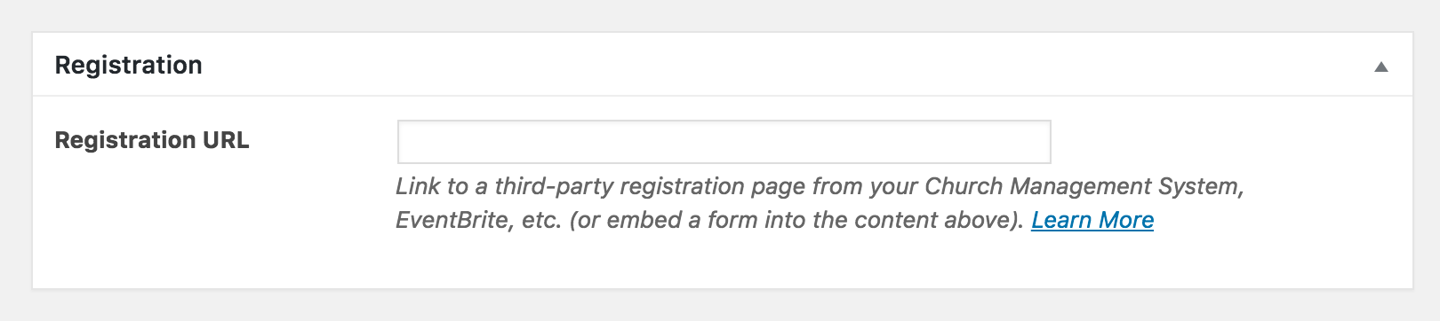Event Registration URL