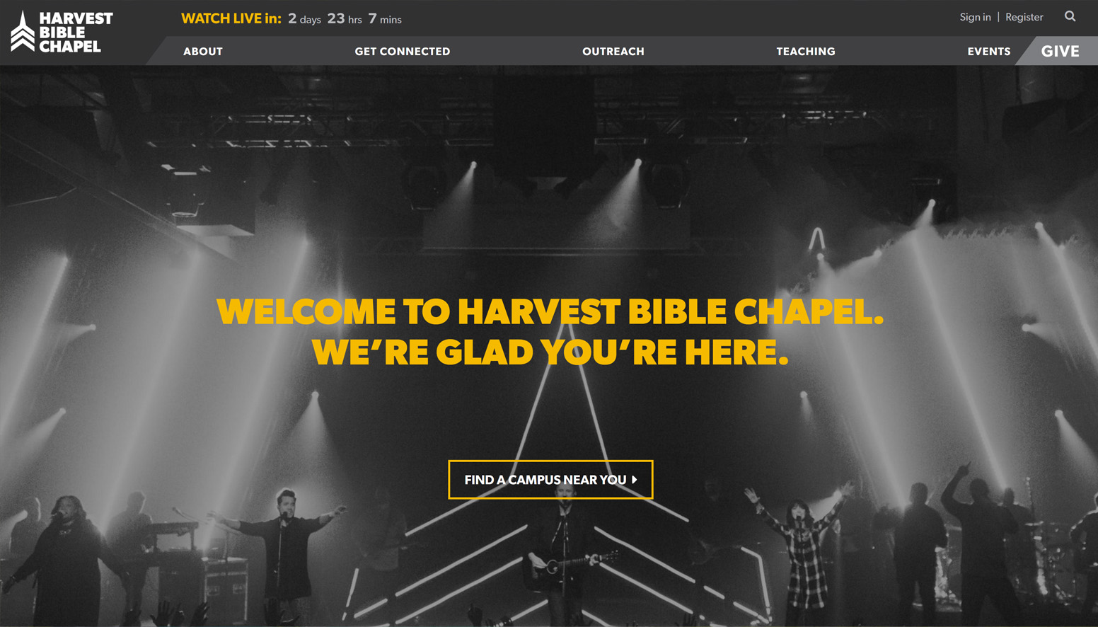 Harvest Bible Chapel Website