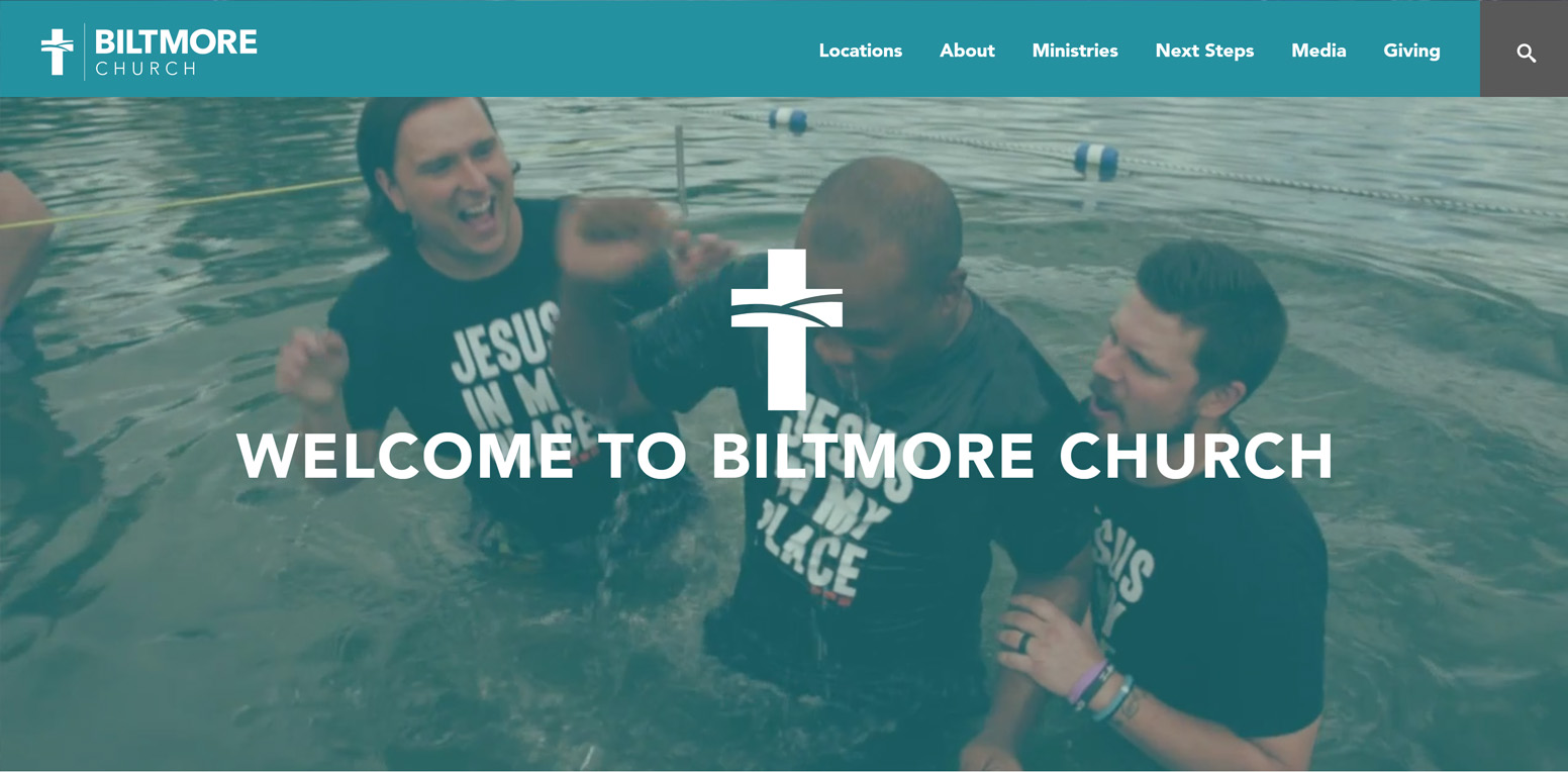 Biltmore Church Website Screenshot