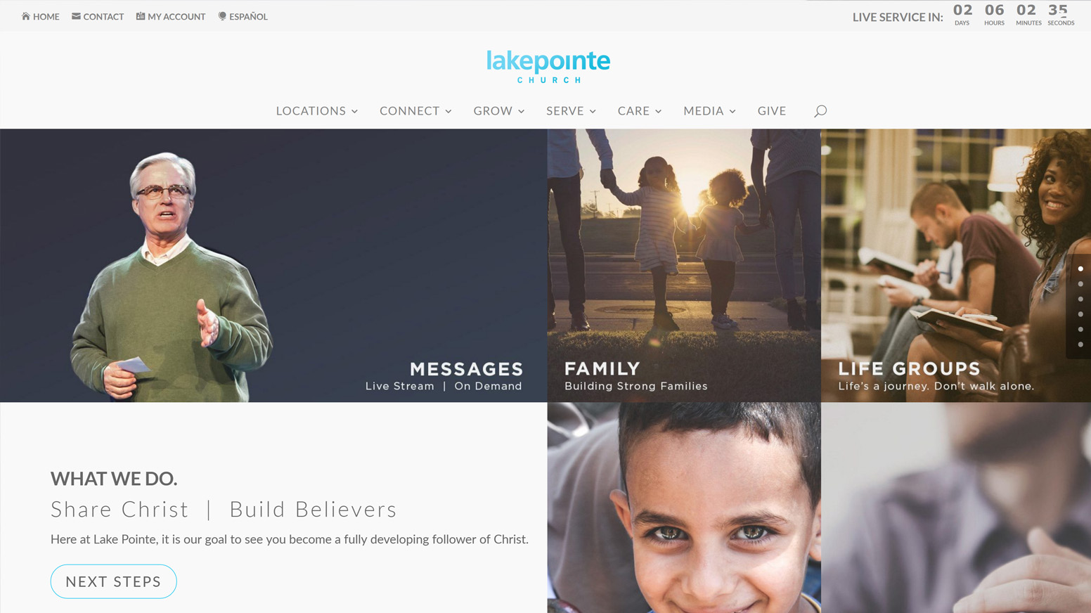 Lake Pointe Church Website