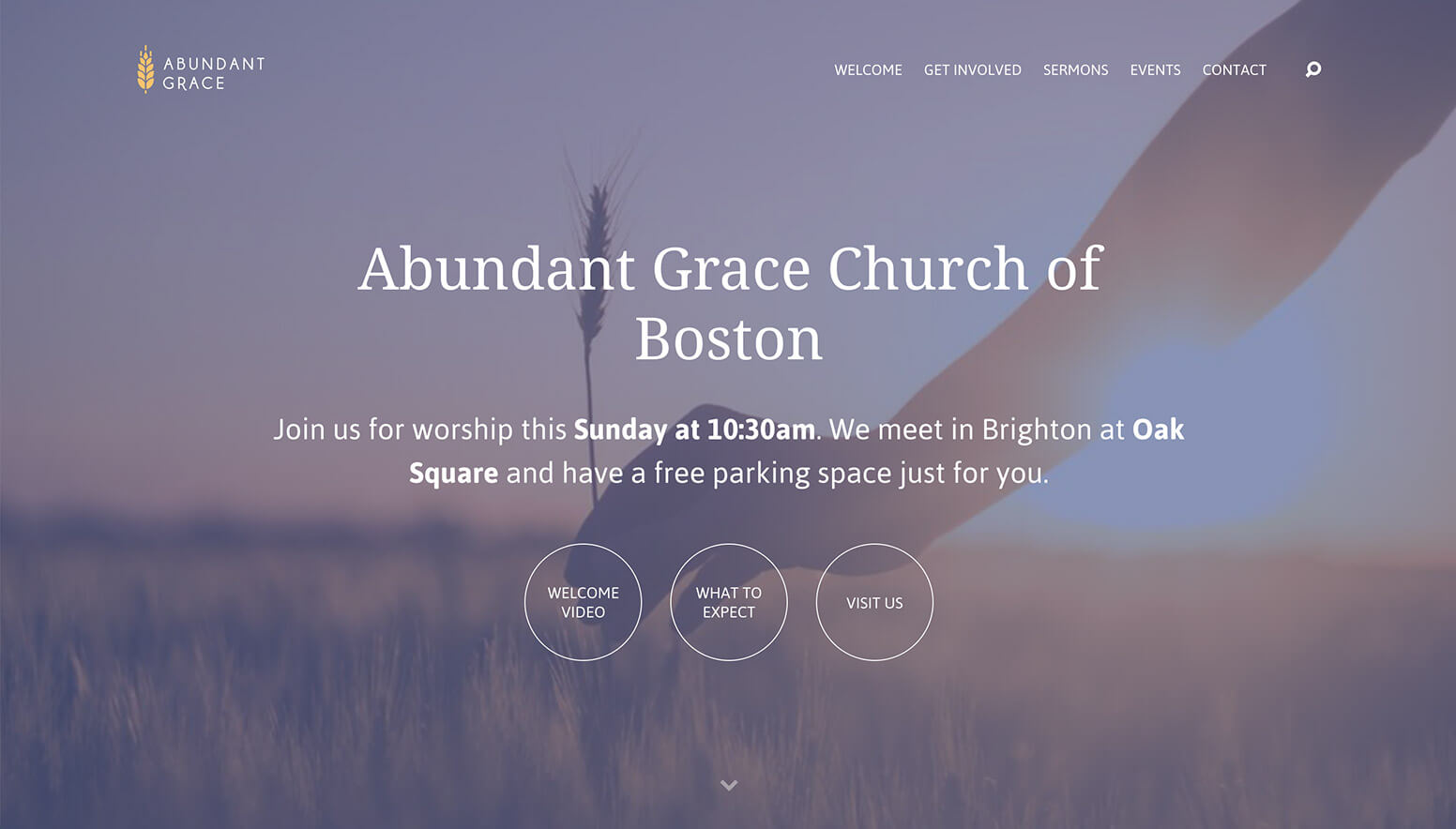 Abundant Grace Church Website