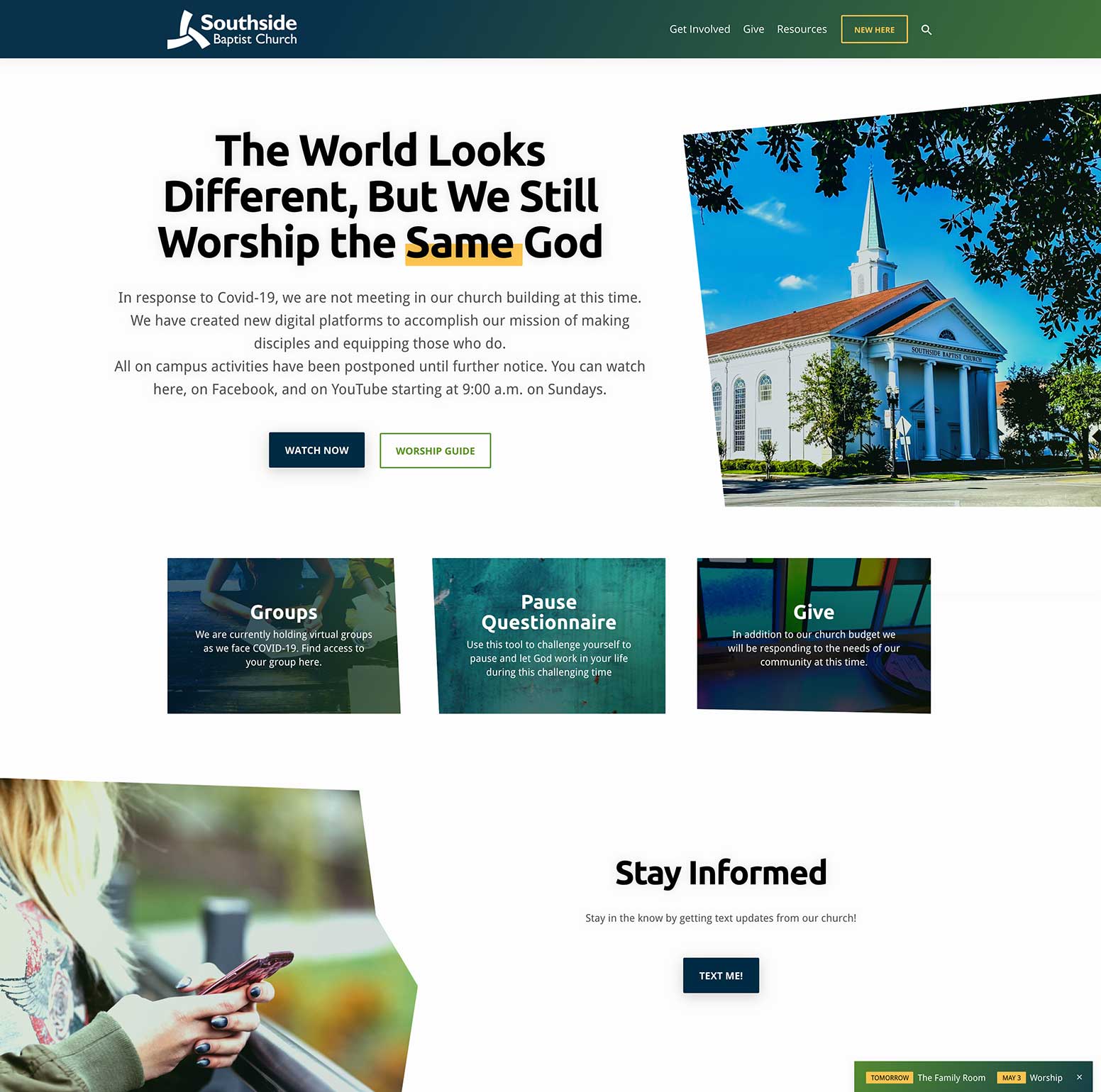 Southside Baptist Church Website